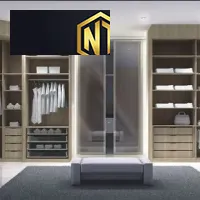 Xưởng Nội Thất Ngọc Thịnh TP.HCM - Tủ quần áo bằng gỗ công nghiệp cao cấp với thiết kế âm tường làm cho căn phòng trở nên sang trọng & rộng rãi